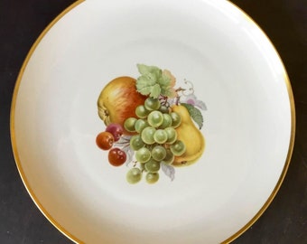 50% Vintage  Dessert set from Hutschenreuther Fruit  Bavaria Germany plates (25 dollar-big   10 dollar -small)   ASK about shipping details