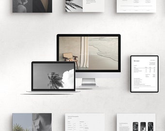 Paquete de plantillas para gestores de redes sociales/Kit de inicio de Canva (descarga digital)