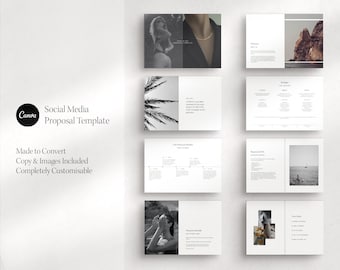 Plantilla de propuesta para redes sociales / Plantilla de Canva (Descarga digital)