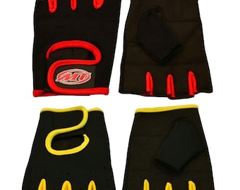 Men's Leather Workout Gloves: Anti-Slip Gym, Cycling, Weightlifting
