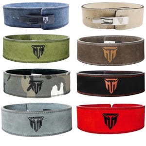 MT 10mm Genuine Leather Lever Weight Lifting Belt