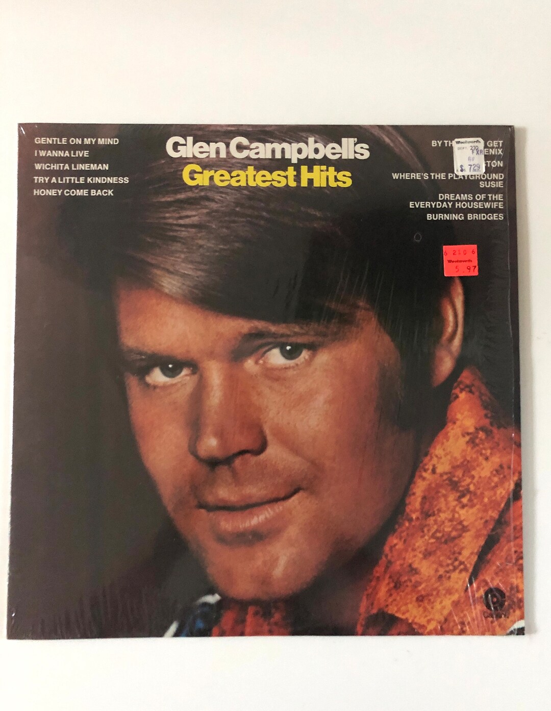 Glen Campbells Greatest Hits Vinyl Excellent Etsy