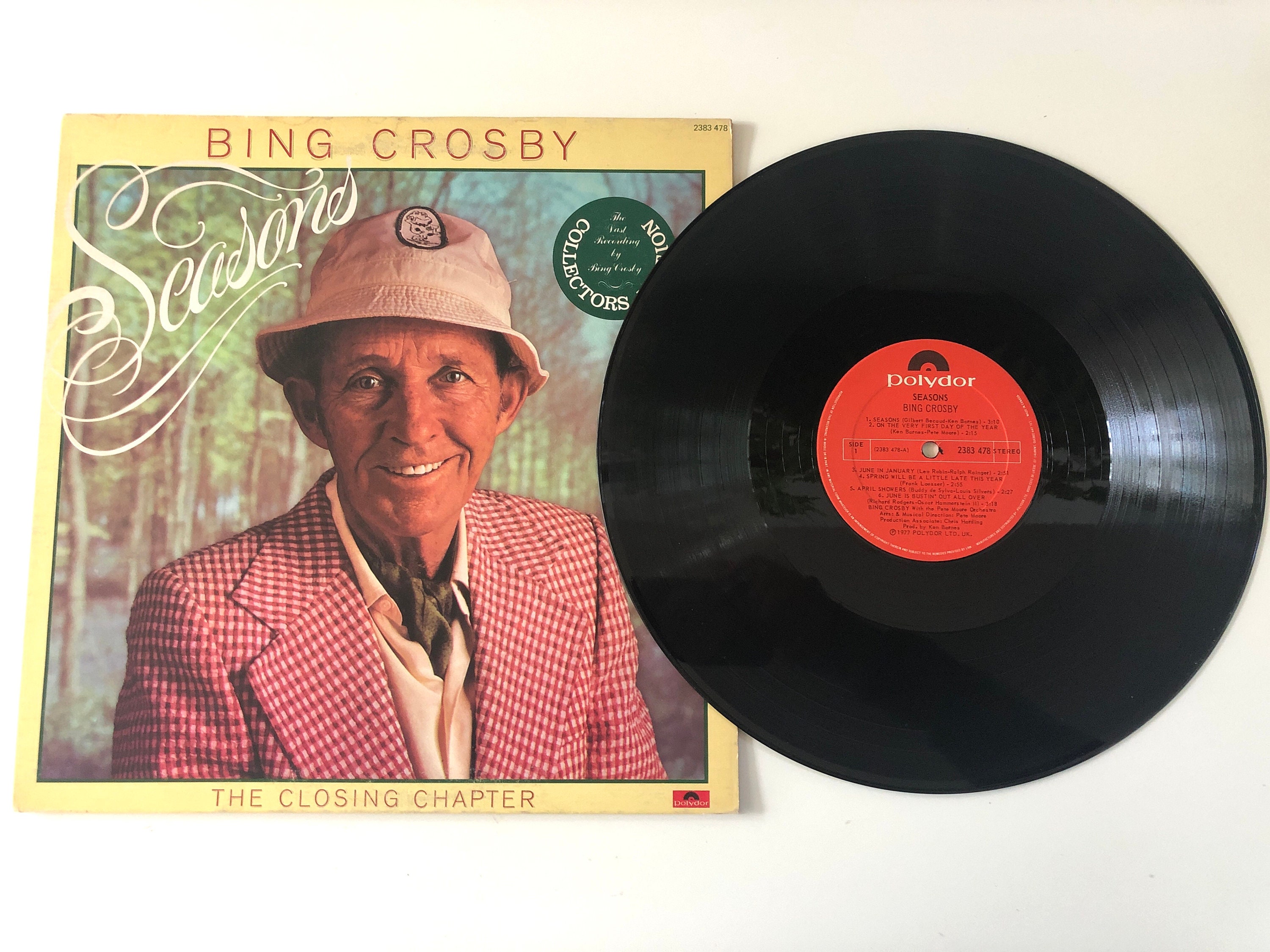 BING CROSBY Seasons 1977 (last Commercial Recording) - Etsy