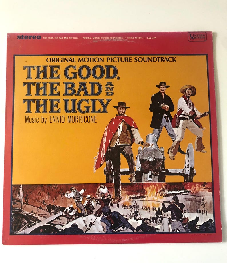 The Good the Bad and the Ugly Vinyl 60’s Soundtrack Ennio Morricone LP ...