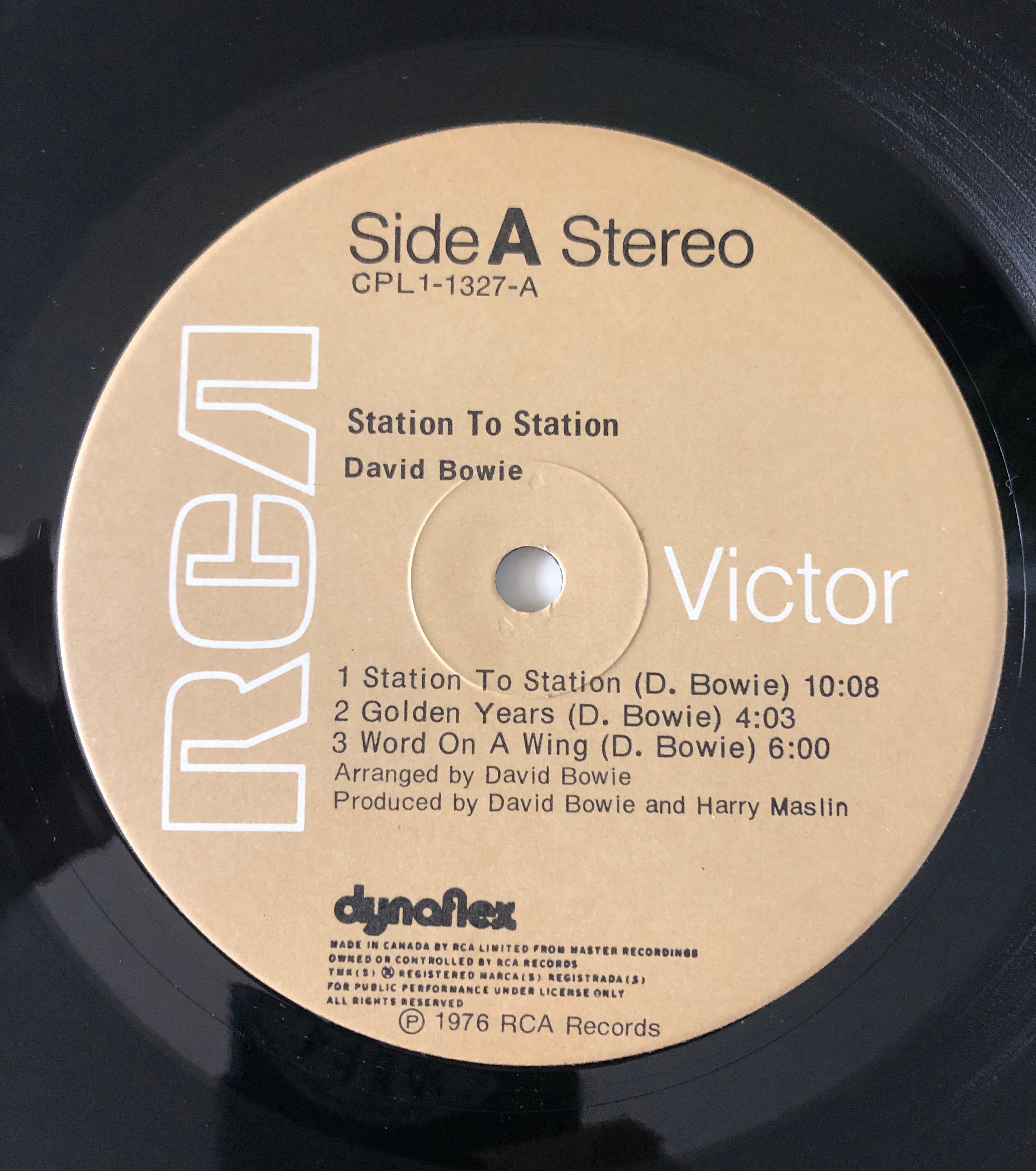DAVID BOWIE Station to Station 1976 Vinyl Excellent! - Etsy