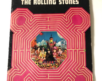 The Rolling Stones Their Satanic Majesties Request 1967 RARE Music Book Lyrics/Guitar Chords/Piano First Edition