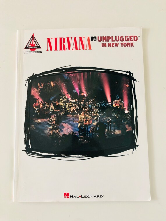 NIRVANA Unplugged in New York Songbook 1995 Hal Leonard Softcover