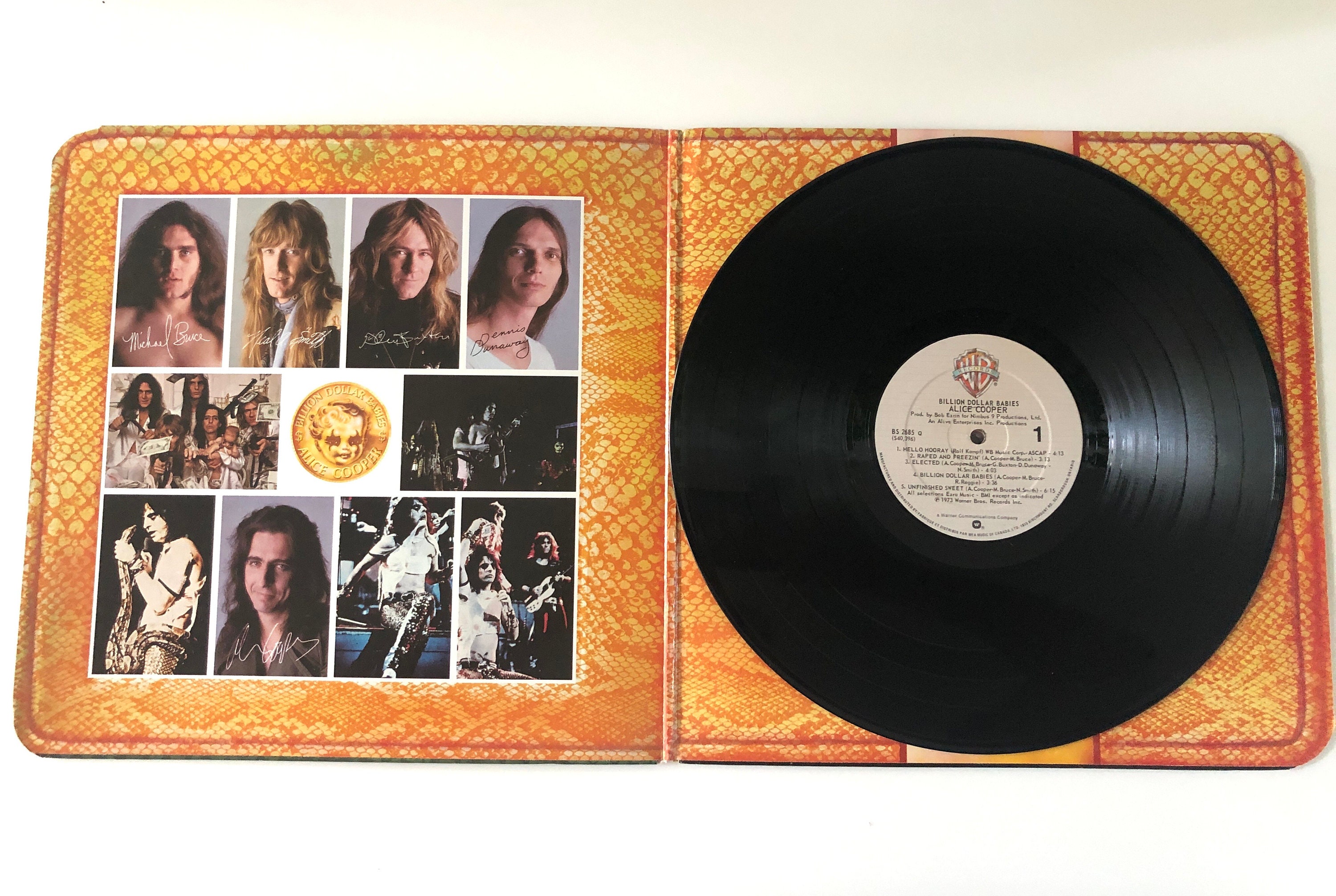 ALICE COOPER Billion Dollar Babies 70's Vinyl Excellent! - Etsy