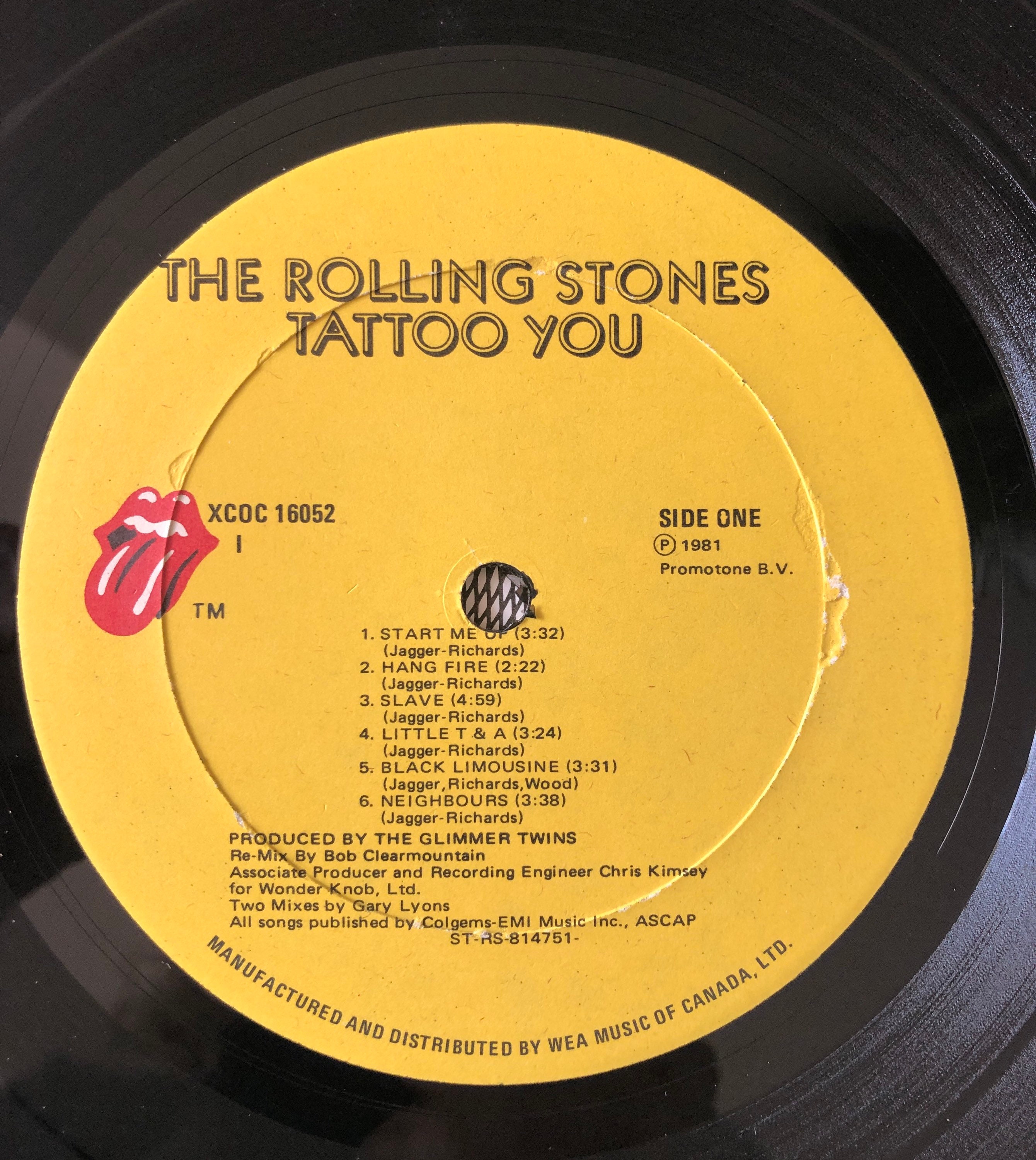 EMOTIONAL TATTOO ROLLING STONES オレンジレコード EMOTIONAL TATTOO ROLLING STONES オレンジレコード EMOTIONAL TATTOO