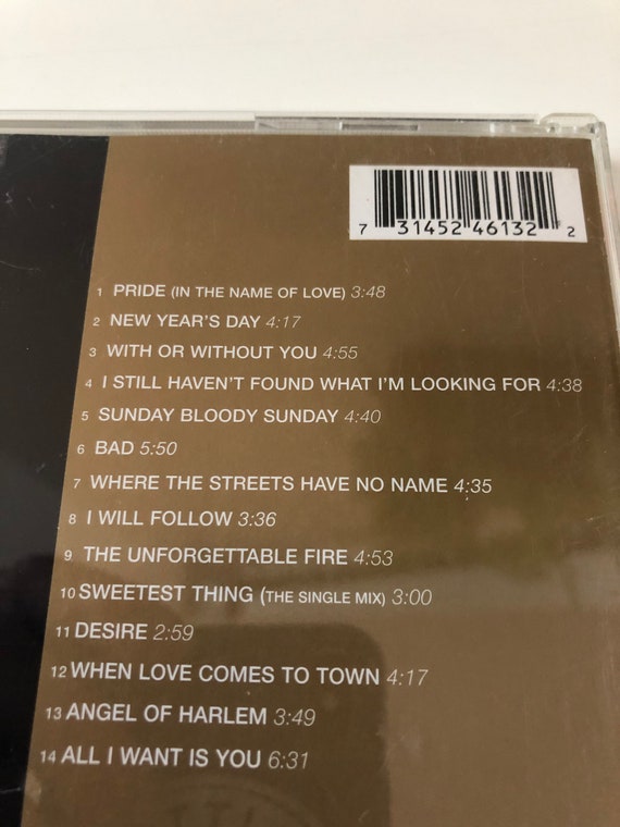 1998 CD U2 the BEST of 1980-1990 EXCELLENT! - Etsy Canada