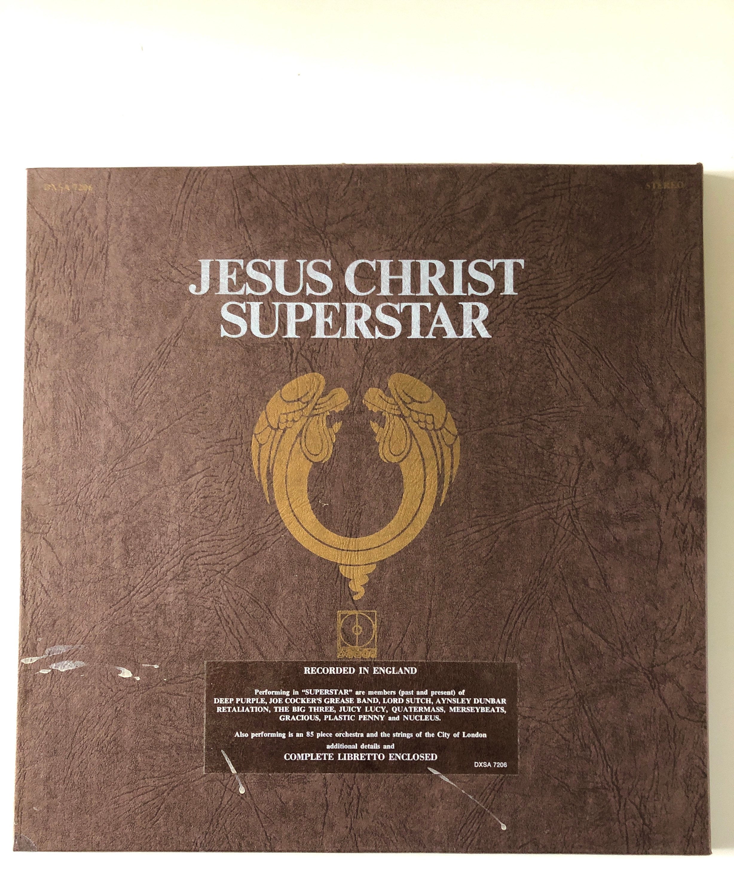 【帯付！激レア初版LP】Jesus Christ Superstar Vintage 1970 Jesus Christ Superstar 2 Vinyl LP Records Set