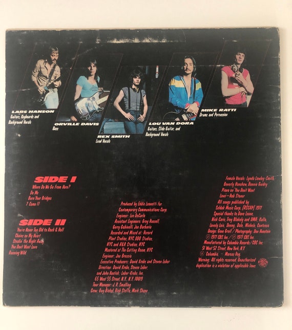 REX SMITH Where Do We Go From Here 1978 Vinyl - Etsy