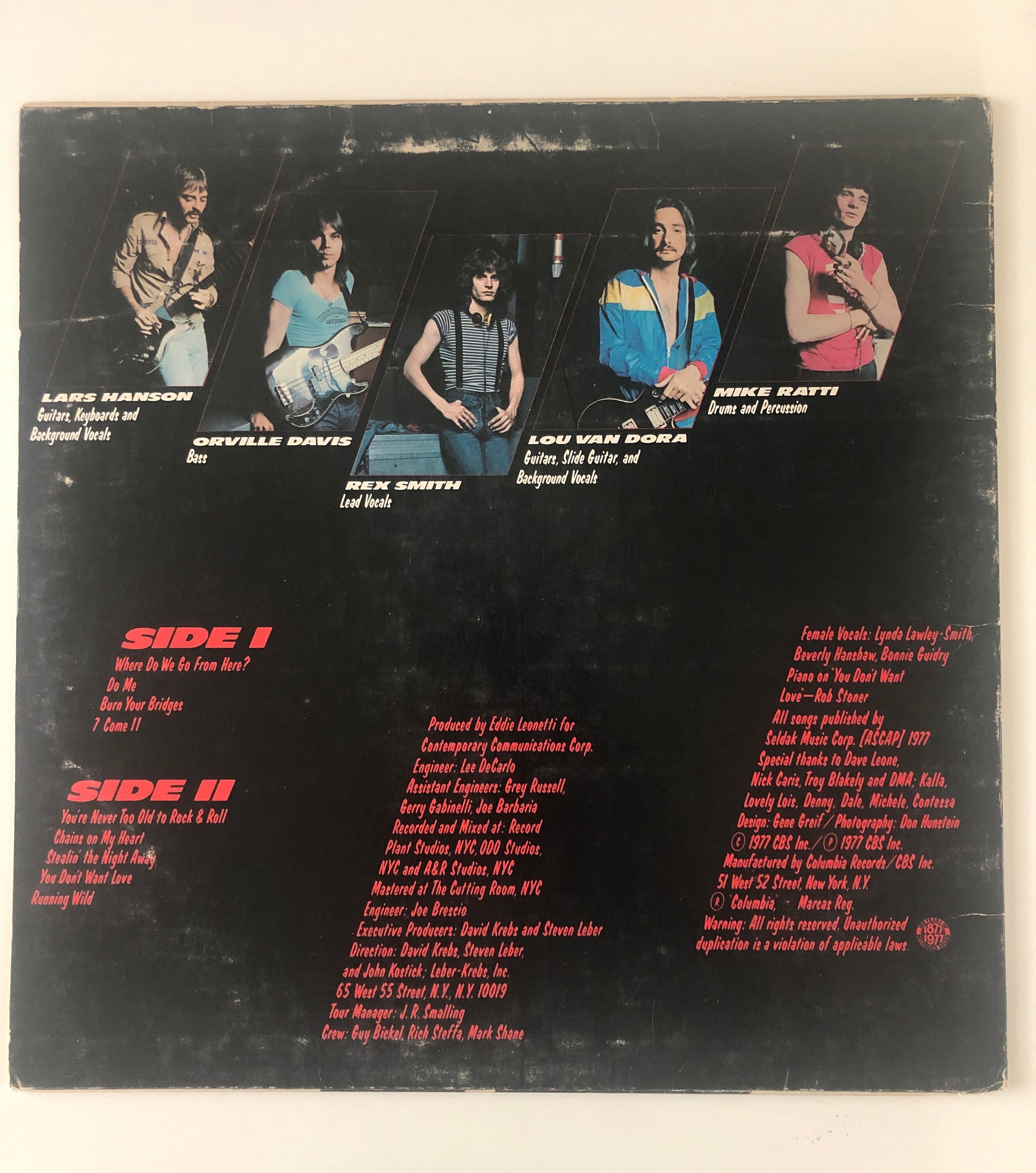 REX SMITH Where Do We Go From Here 1978 Vinyl - Etsy