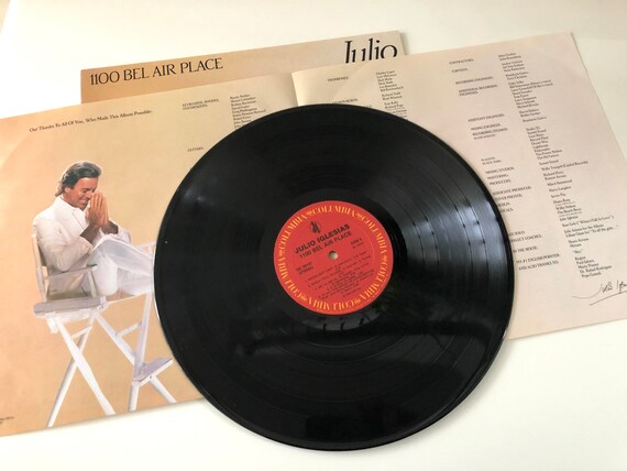 Julio Iglesias 1984 Record 1100 Bel Air Place Latin Pop Music