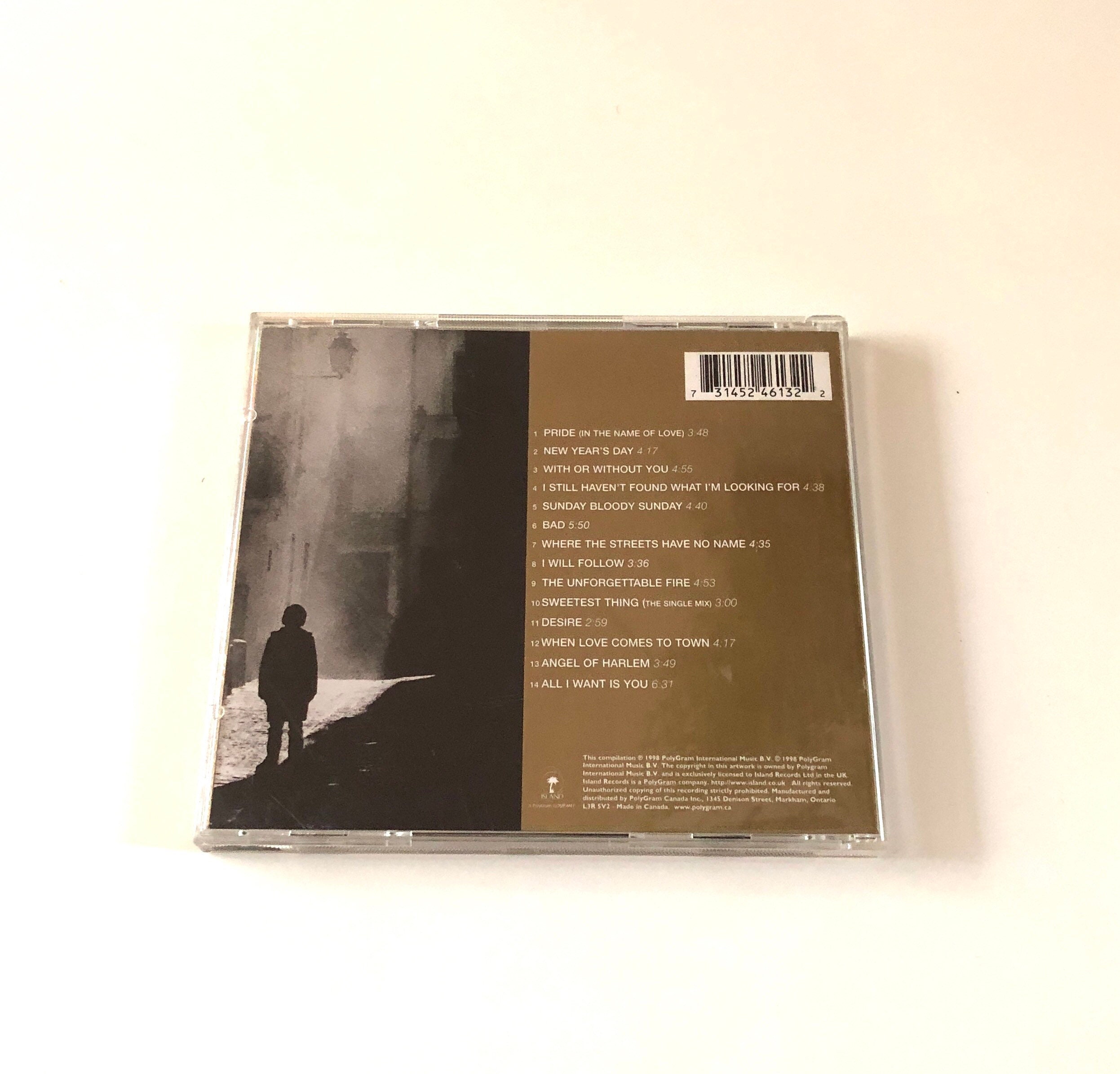1998 CD U2 the BEST of 1980-1990 EXCELLENT! - Etsy