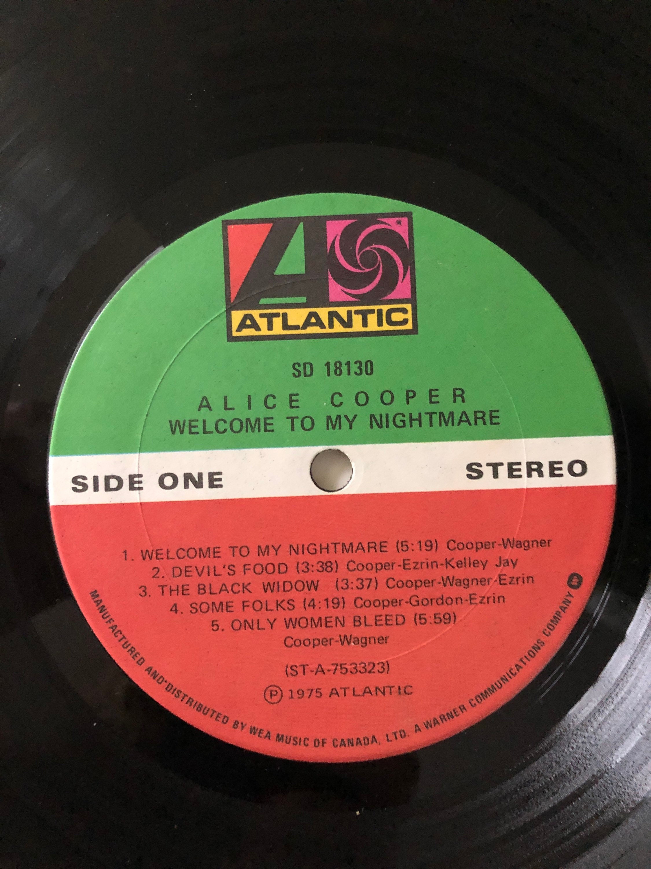 1975 ALICE COOPER to My Nightmare Rare Vinyl Excellent Etsy