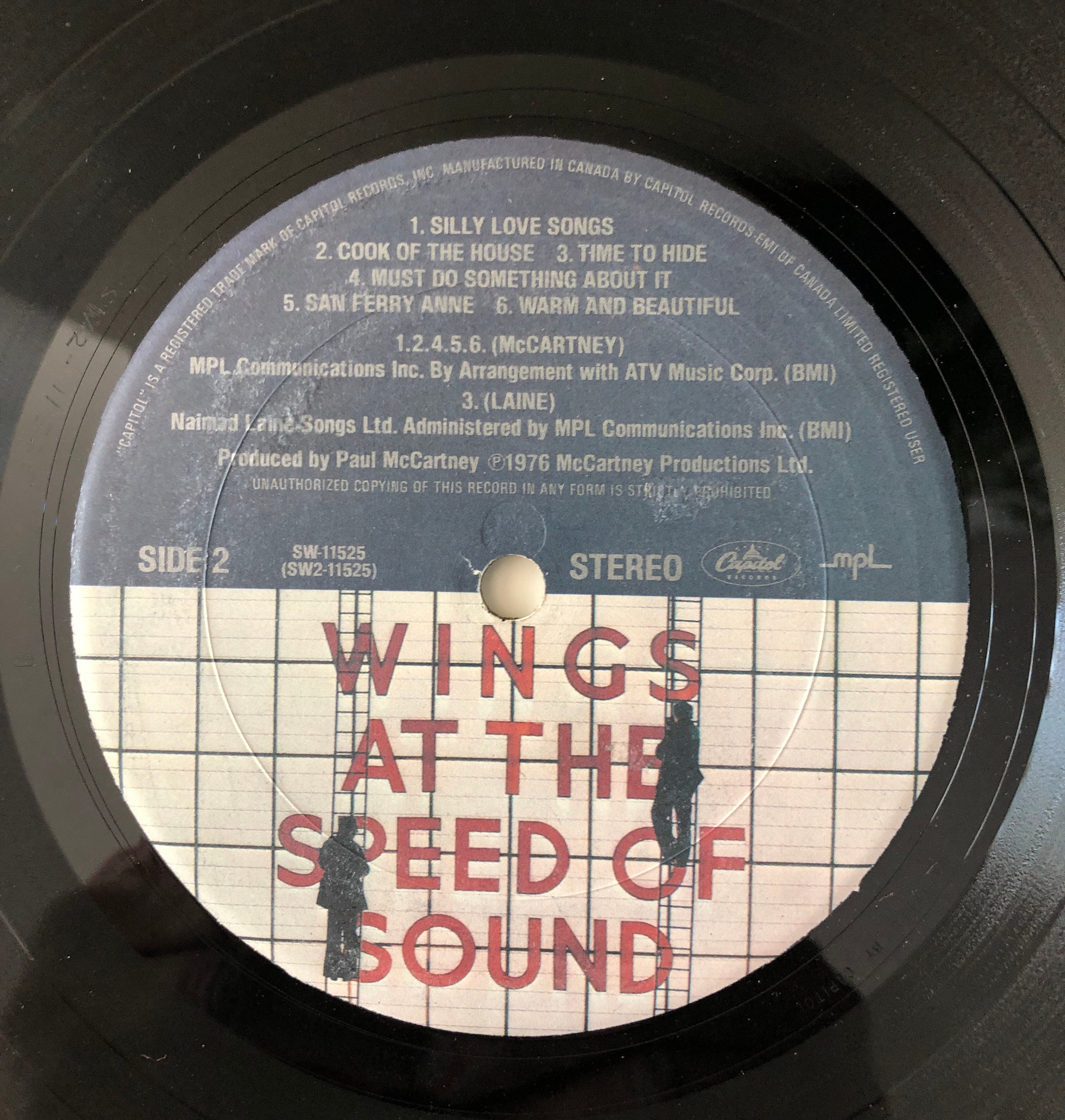 1976 Wings at the Speed of Sound Paul Mccarney Vinyl Excellent! - Etsy
