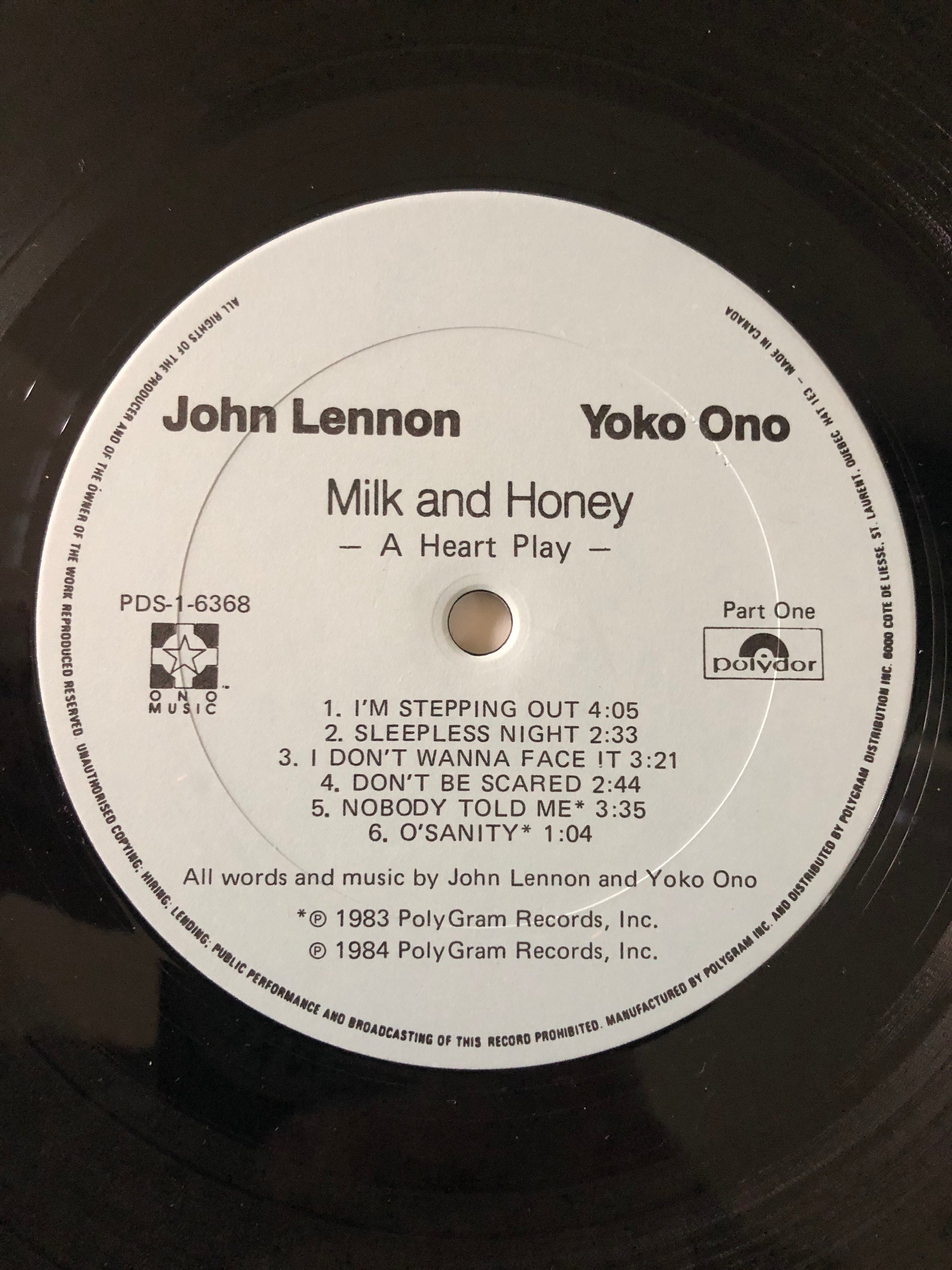 80s Milk And Honey John Lennon Vinyl Excellent - Etsy 日本