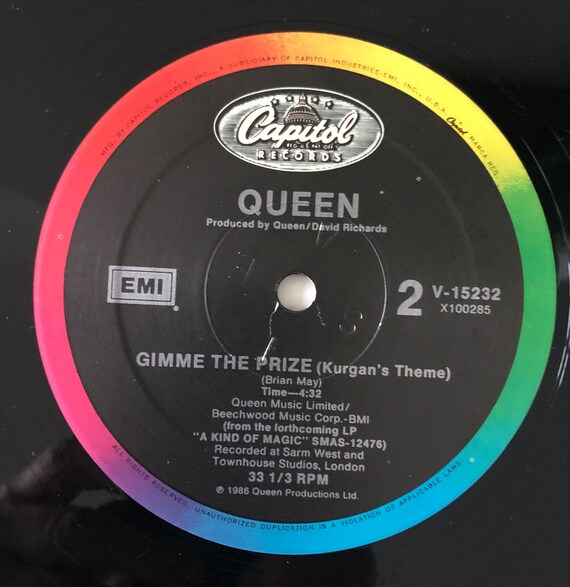 QUEEN A Kind of Magic Extended Version Single 12” Record Excellent
