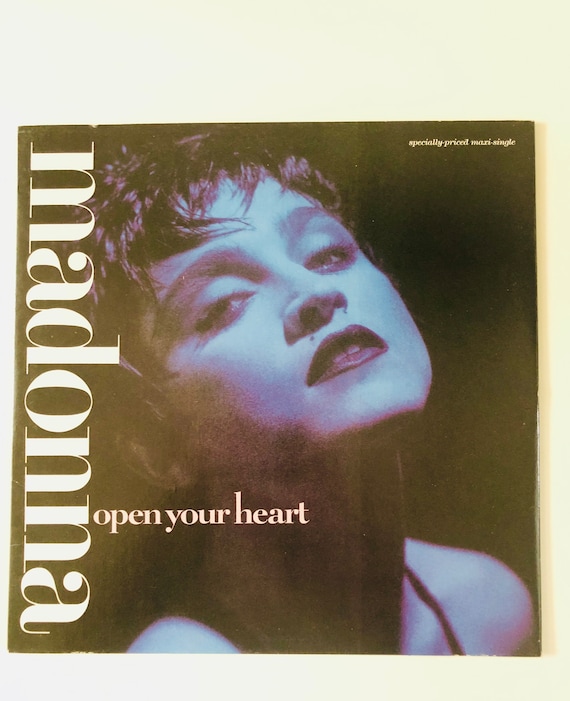 1986 Madonna Open Your Heart Extended Version Single 45 RPM Vinyl