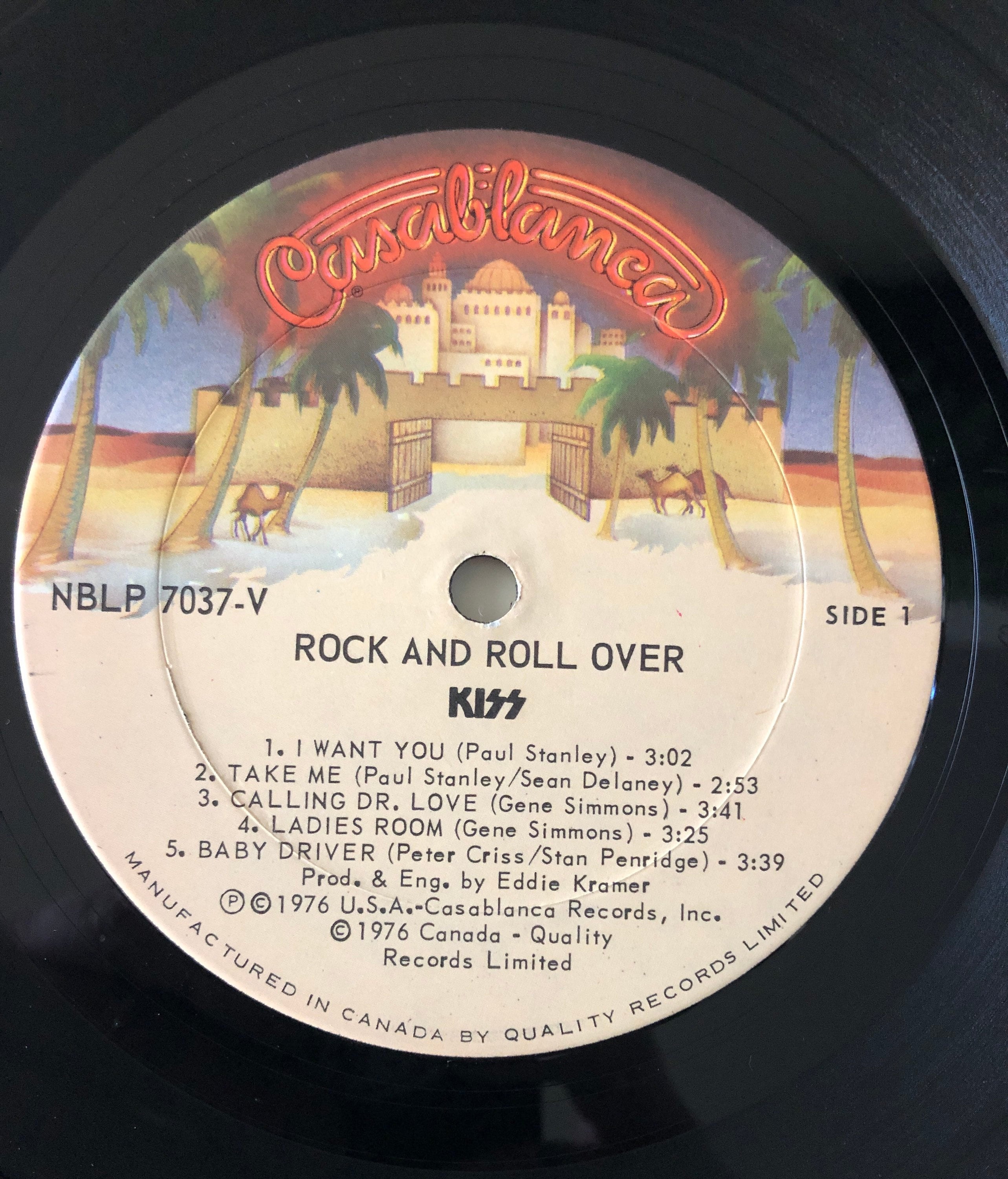 KISS 1976 Rock and Roll Over Vinyl Very Good! - Etsy