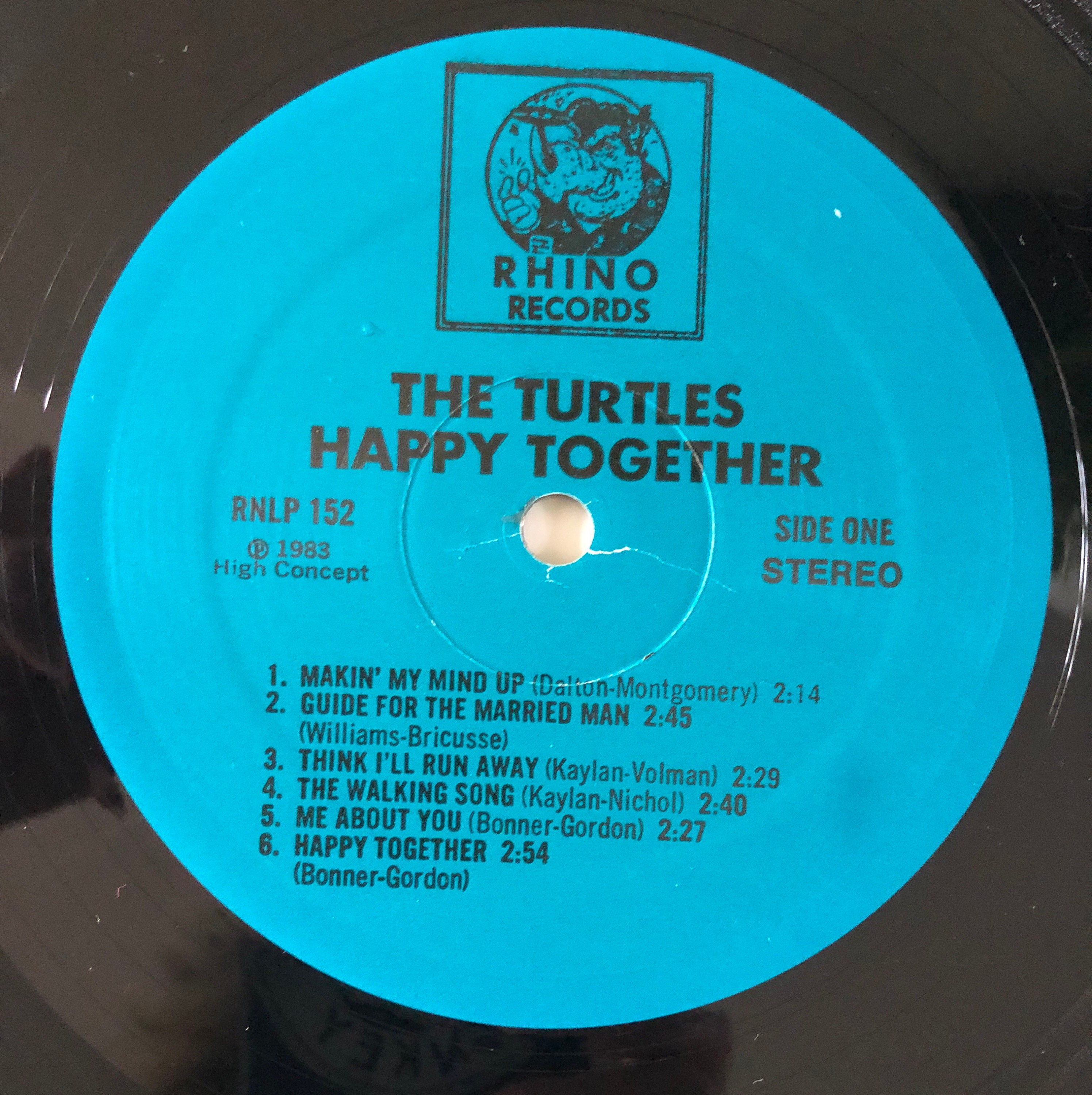 1983 THE TURTLES Happy Together Vinyl Excellent - Etsy