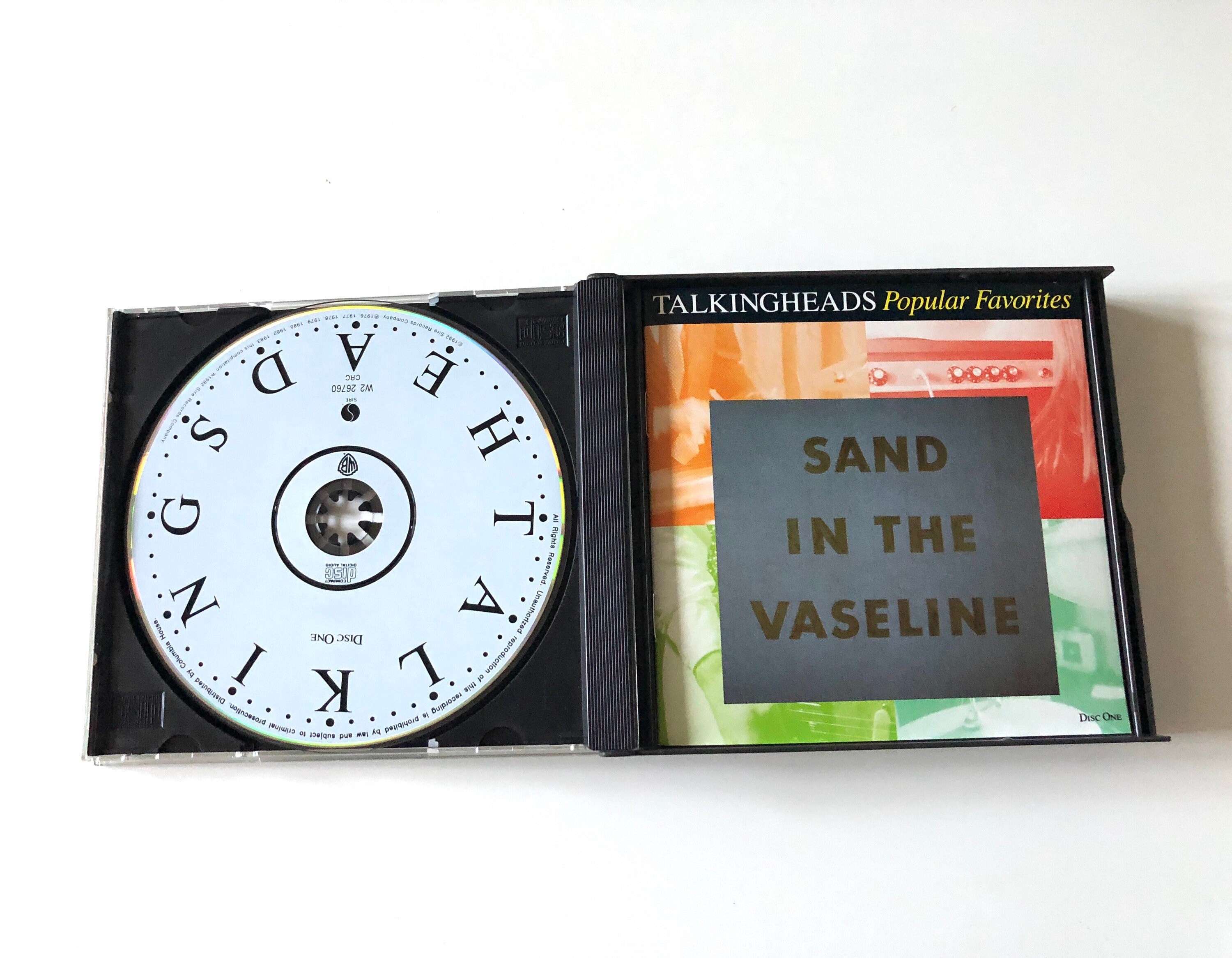 2CD Talkinghead Sand In Vaseline1976-1992 TOCP746566 EMI Japan プロモ /00220 2CD] Talking Heads Sand In The Vaseline Japan Import TOCP