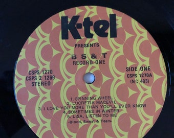 blood,sweat,& tears レコード　見本盤 blood,sweat,& tears レコード 見本盤 LP/ BLOOD, SWEAT & TEARS