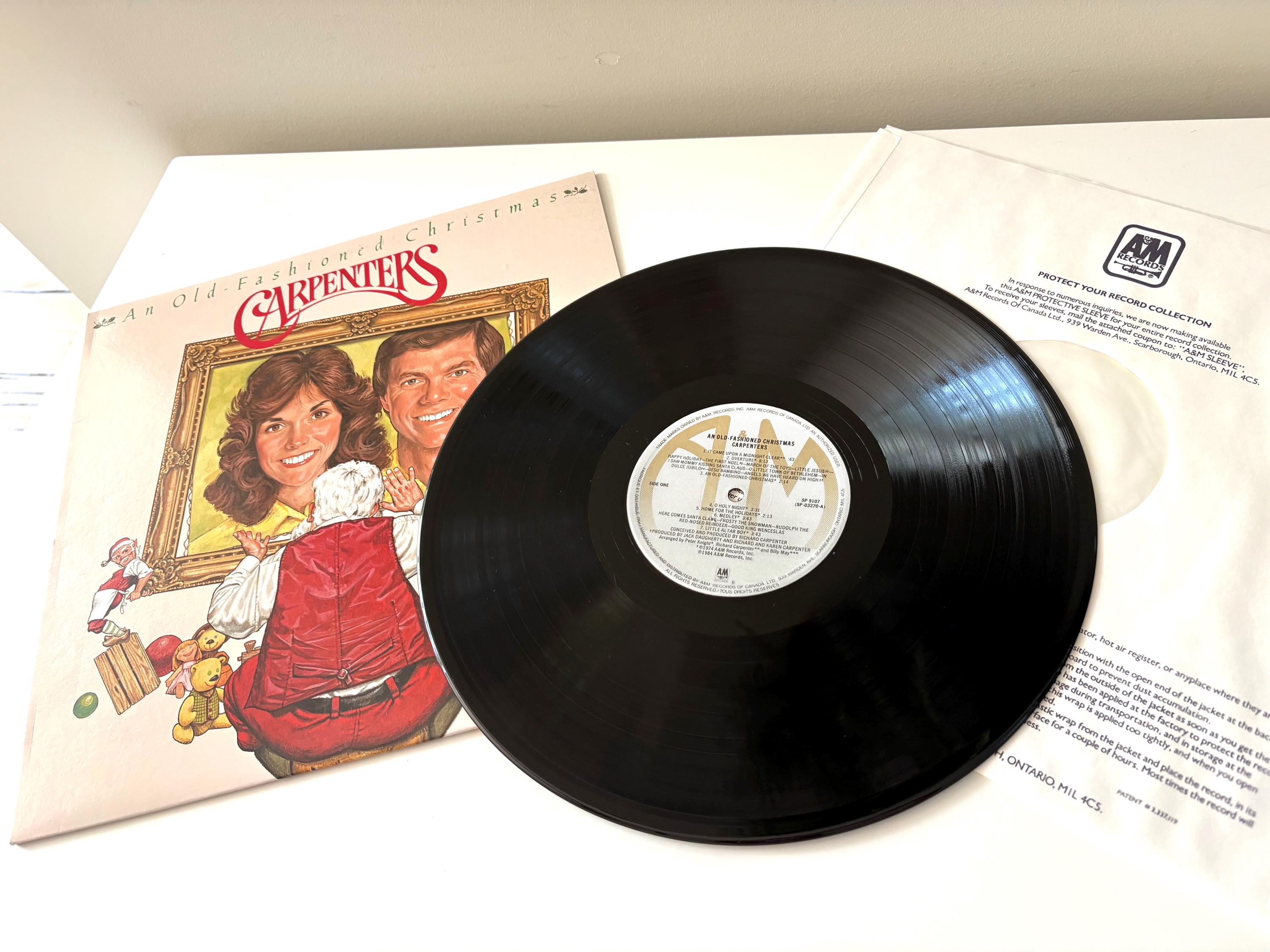 Sale CARPENTERS an Old Fashioned Christmas 1984 Vinyl EXCELLENT
