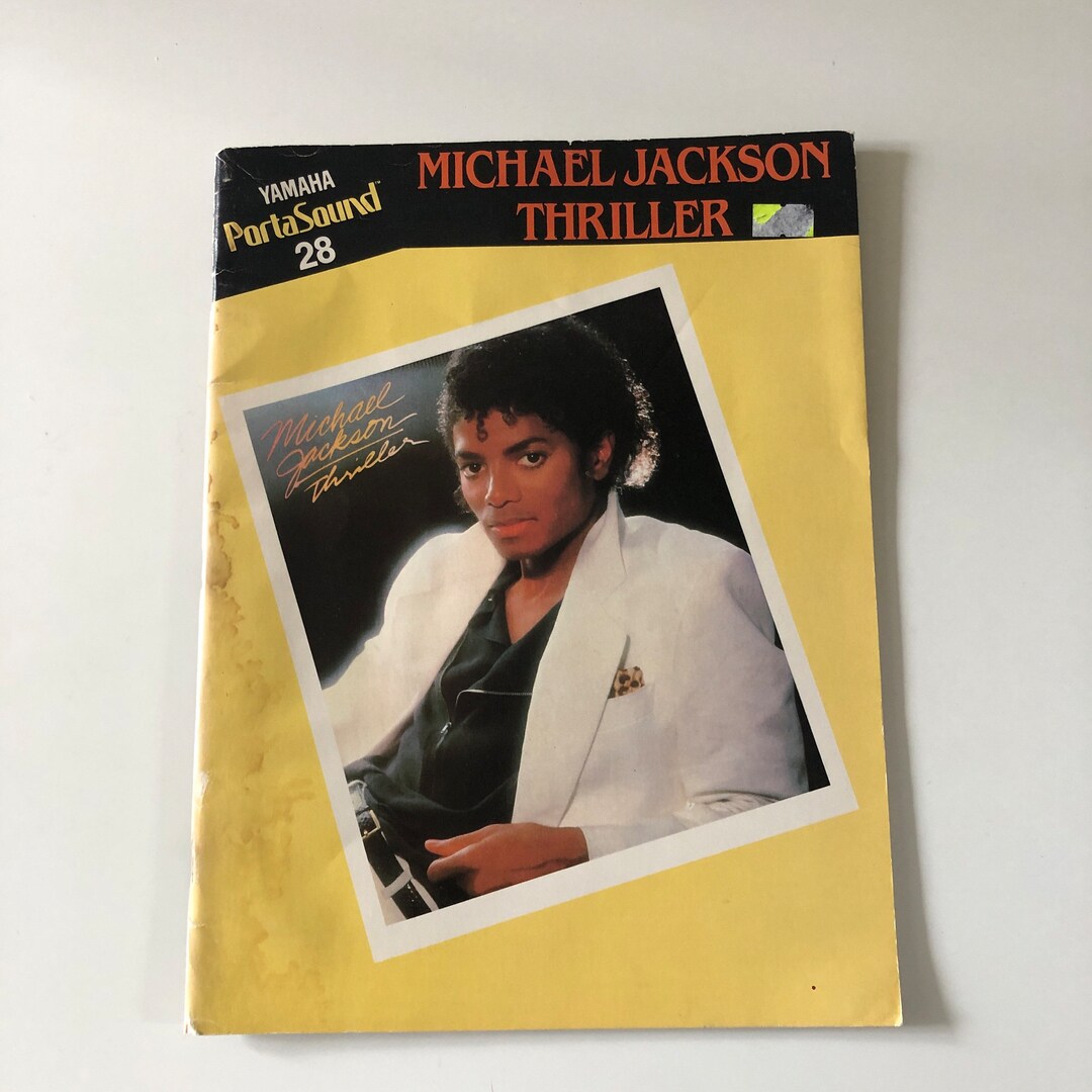 80s MICHAEL JACKSON Yamaha Portable Keyboard Music Book/songbook