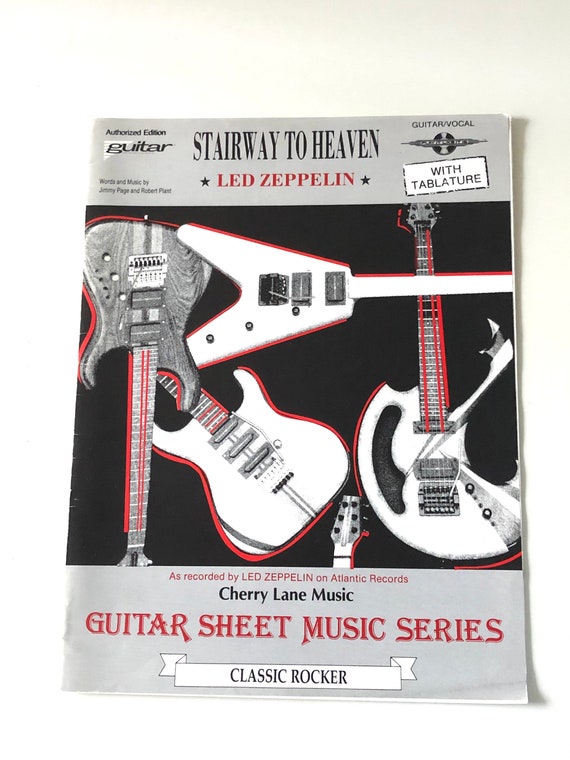 Stairway to Heaven LED ZEPPELIN Guitar Sheet Music Series 70s - Etsy
