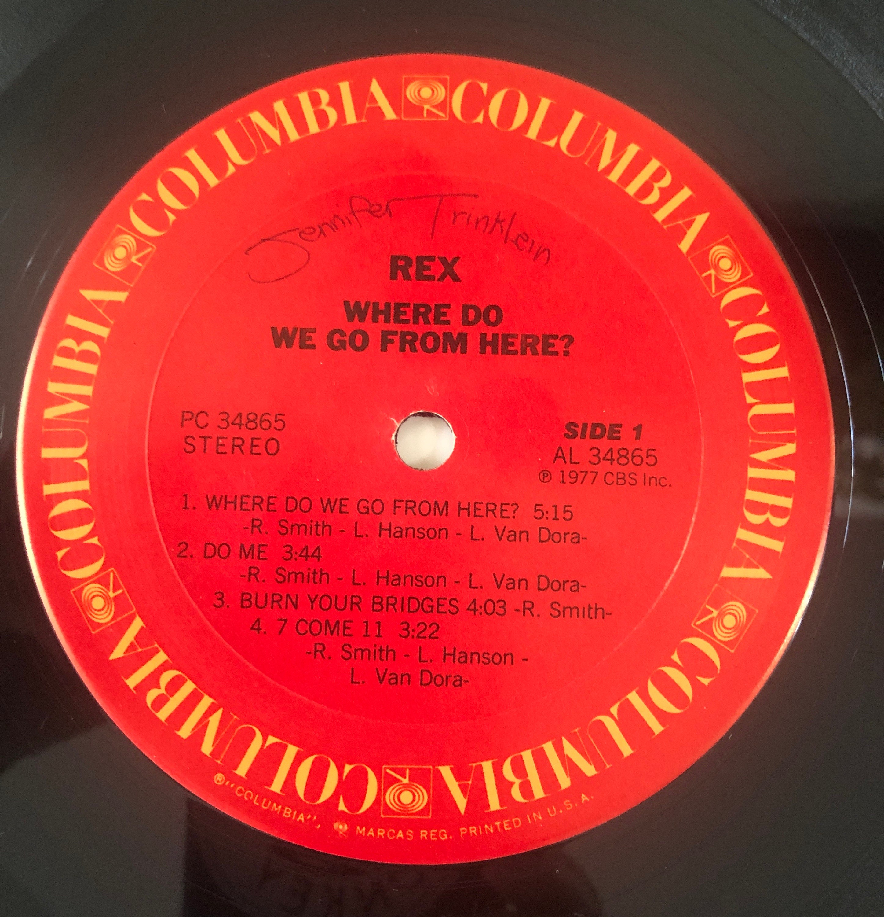 REX SMITH Where Do We Go From Here 1978 Vinyl - Etsy