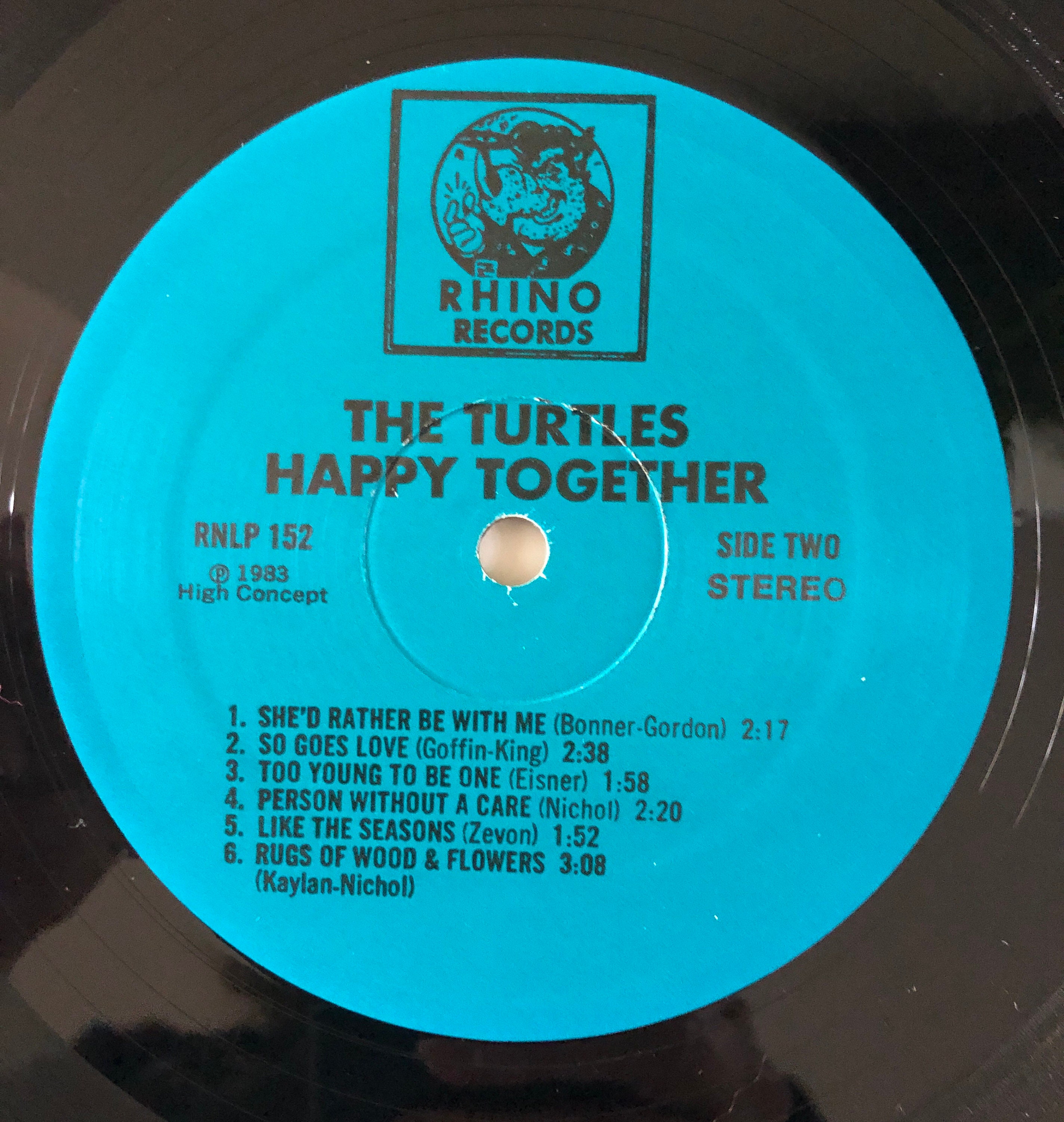 1983 THE TURTLES Happy Together Vinyl Excellent - Etsy