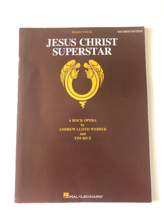 Jesus Christ Superstar Rock Opera Songbook Andrew Loyd Music Book