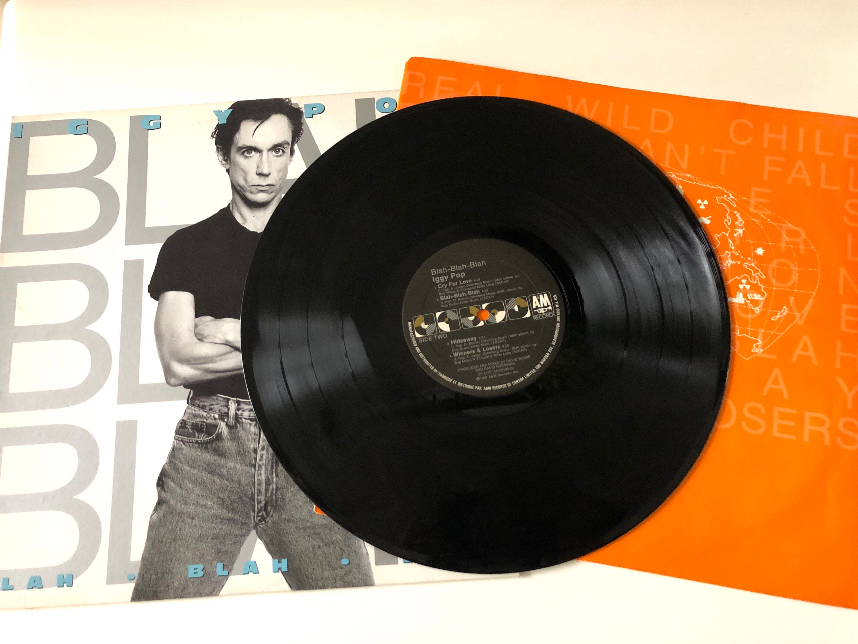 1986 IGGY POP Blah Blah Blah Vinyl Excellent Etsy