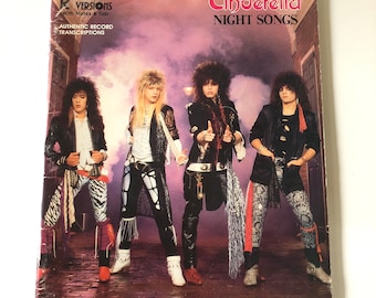 Cinderella NIGHT SONGS Songbook 1988