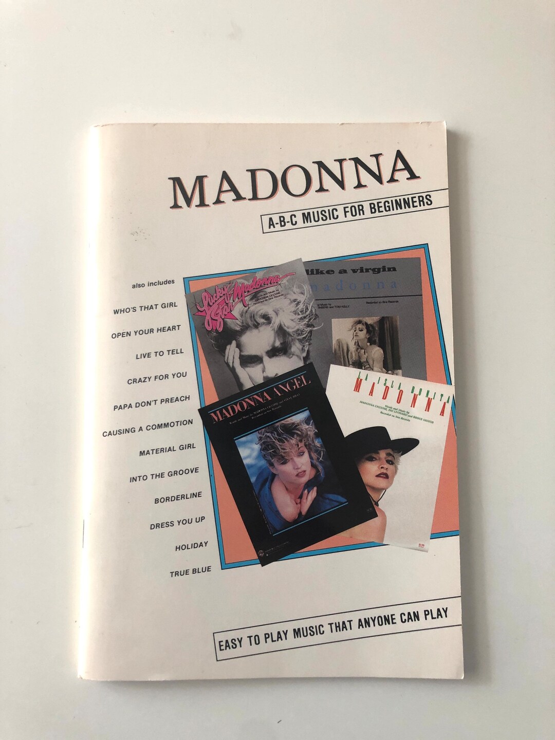 Madonna Songbook Easy ABC Music for Beginners by Warner Brothers Flute