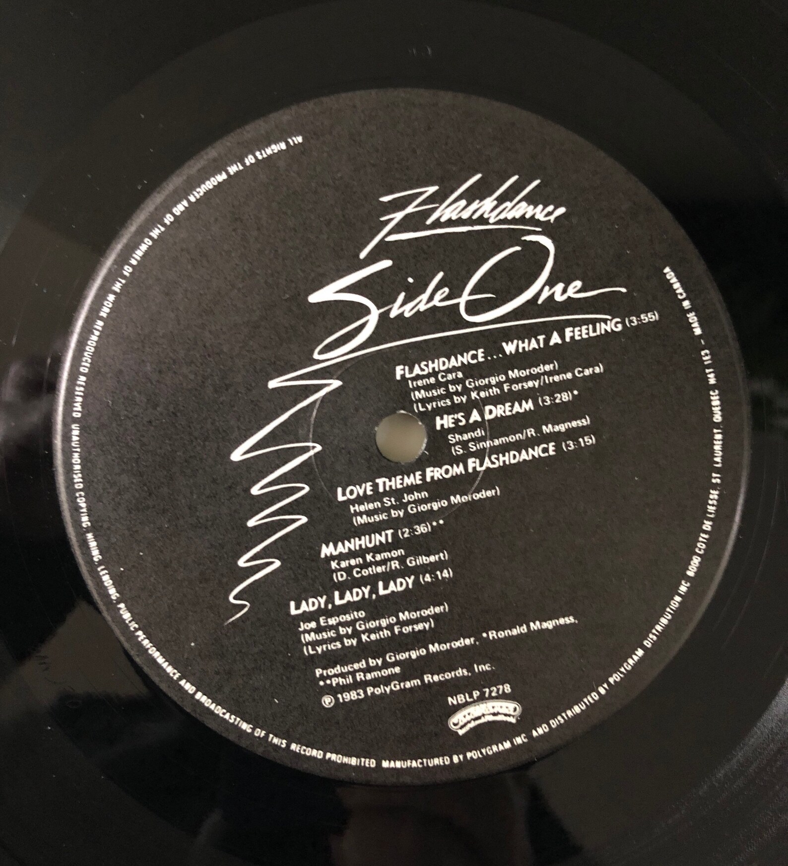 1983 FLASHDANCE Original Soundtrack From the Motion Picture - Etsy Canada