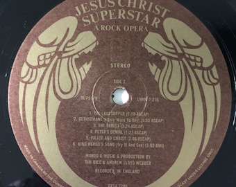 70's Jesus Christ Superstar Includes Rock Opera Play Book Andrew