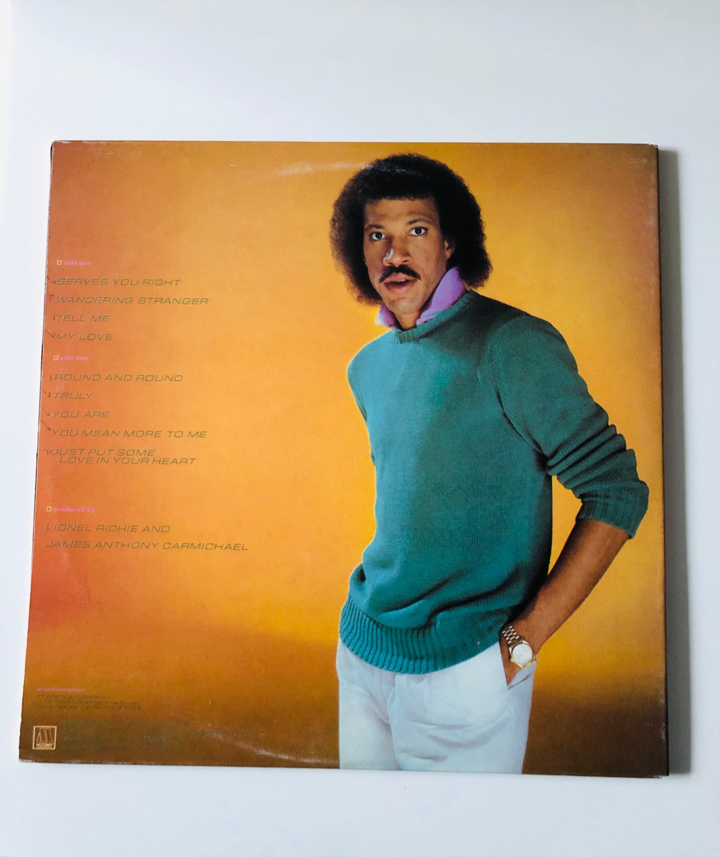 1982 Lionel Richie Motown Records Vinyl Excellent! Etsy