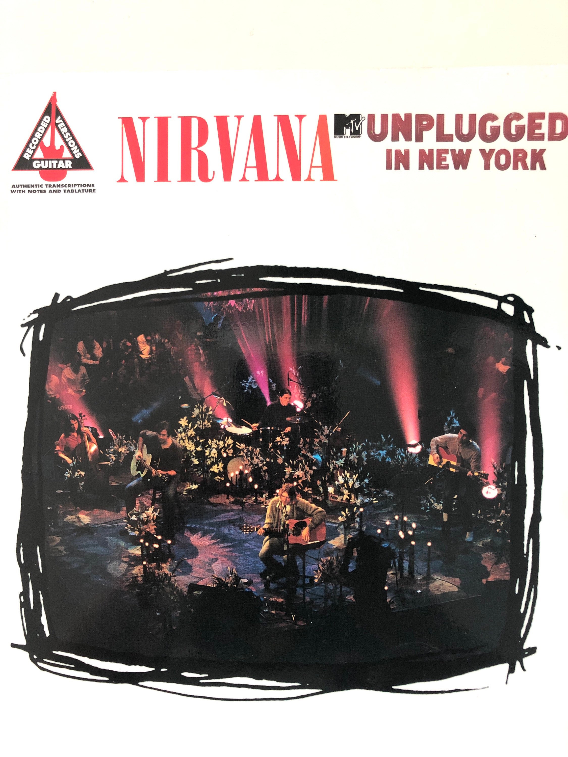 NIRVANA Unplugged in New York Songbook 1995 Hal Leonard Softcover
