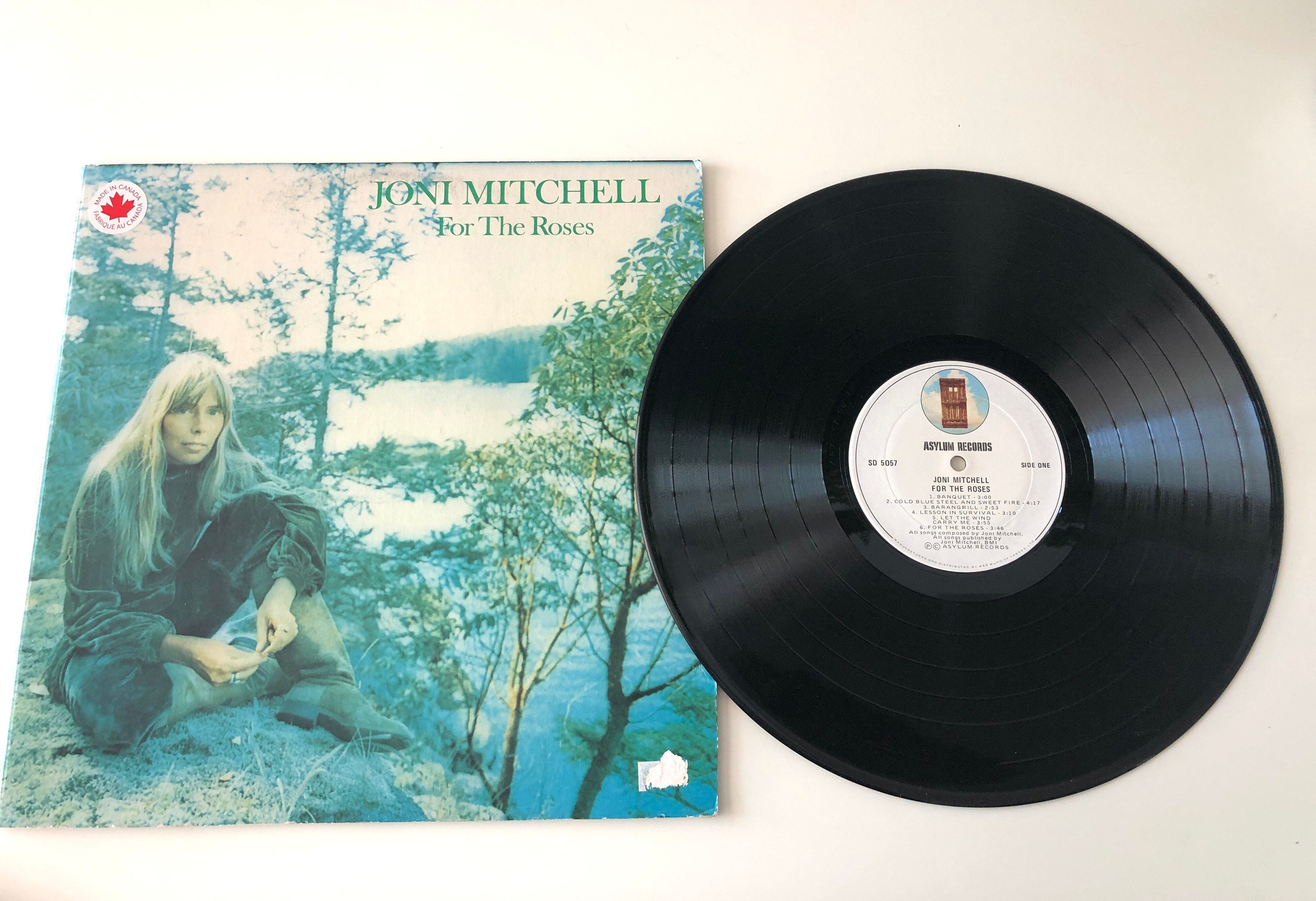 70's JONI MITCHELL for the Roses Vinyl Excellent! - Etsy