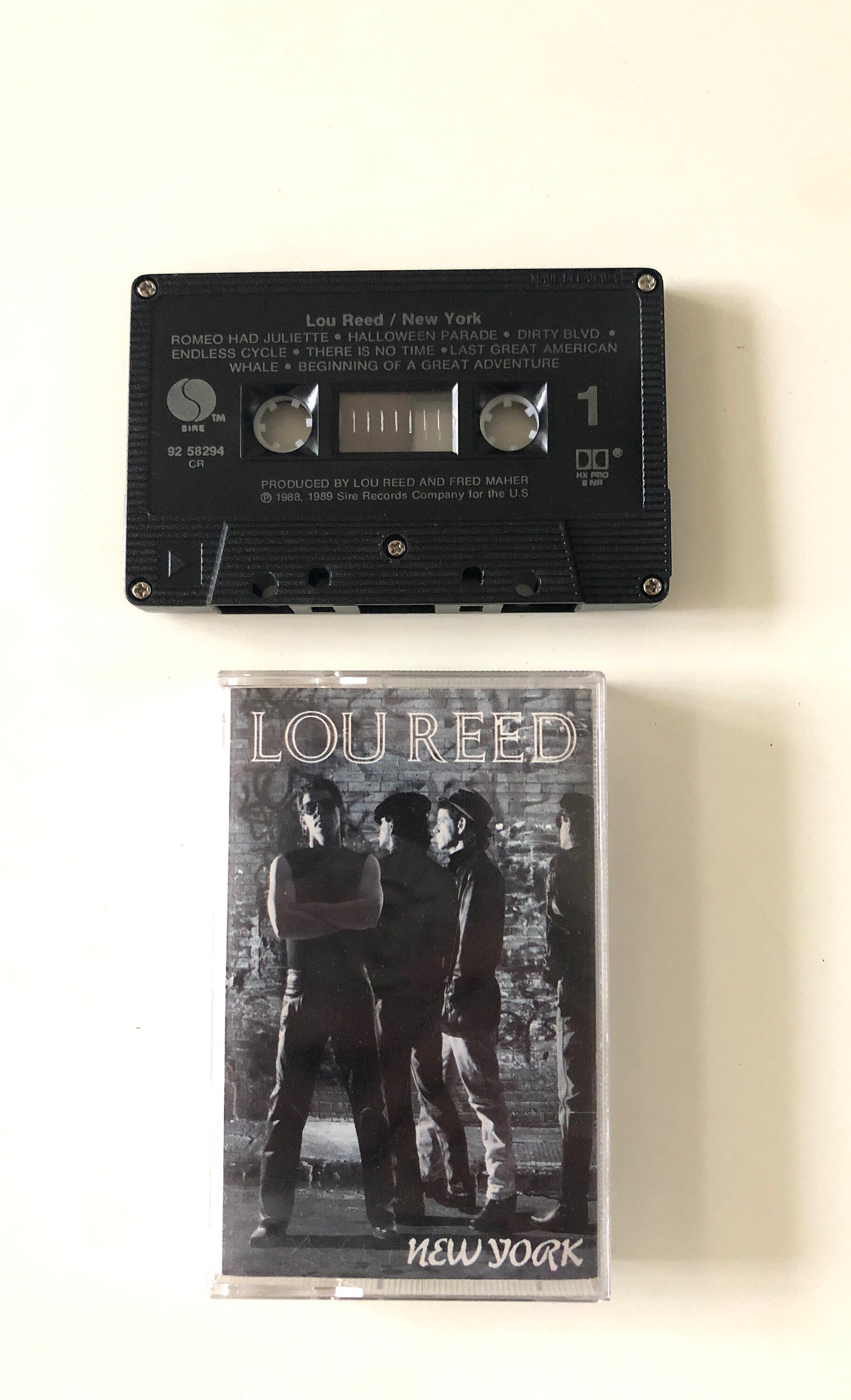 LOU REED New York 80's Cassette - Etsy