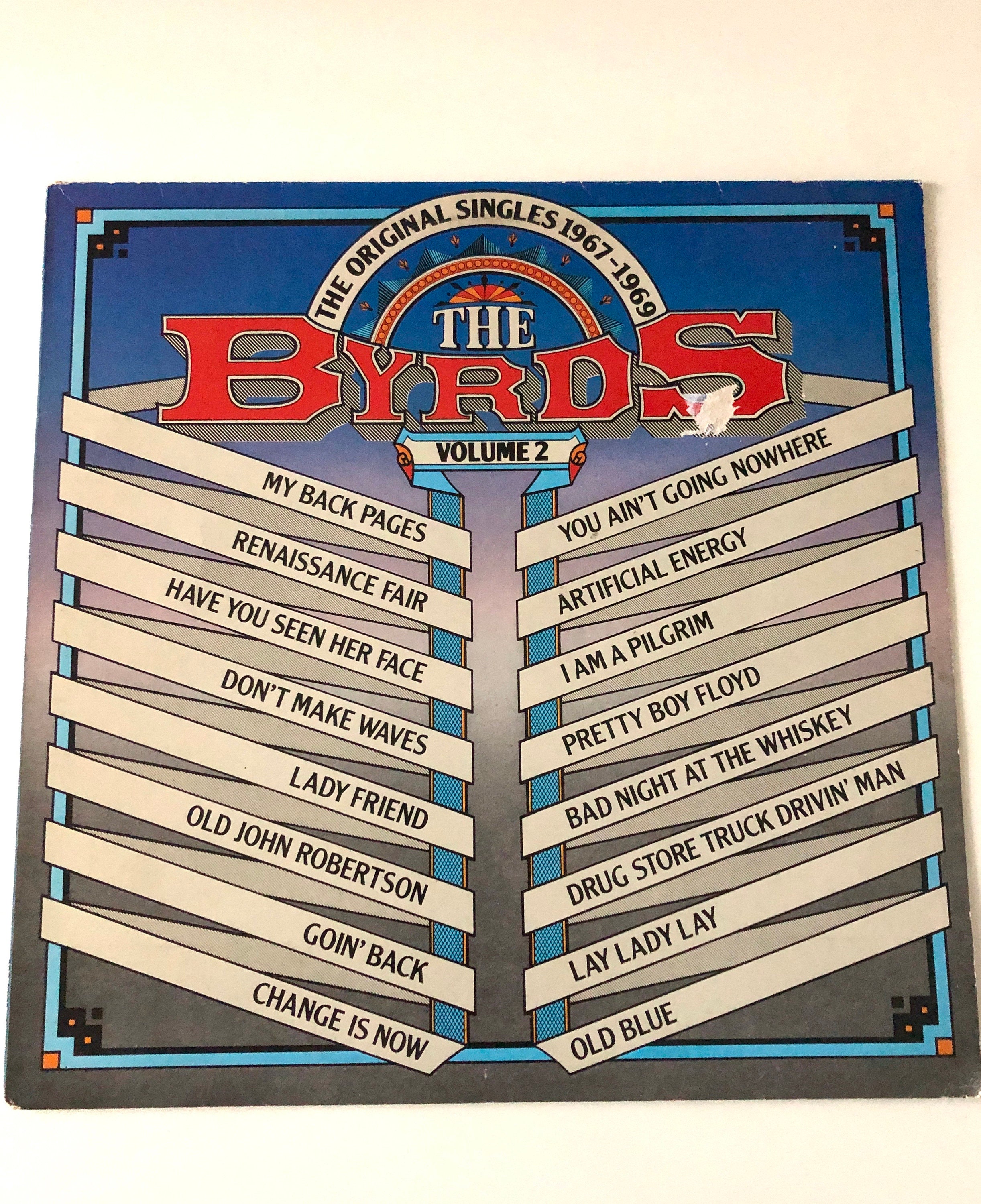 THE BYRDS the Original Singles 1965-1967 Vol 2 Vinyl Excellent