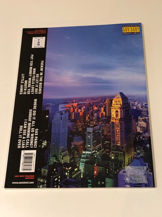 OASIS Standing on the Shoulders of Giants Songbook Paperback 2000