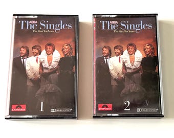ABBA Cassette Tapes The Singles 70’s-80’s Music