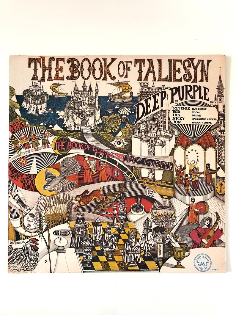 DEEP PURPLE The Book Of Taliesyn 1968 Vinyl Excellent image 1