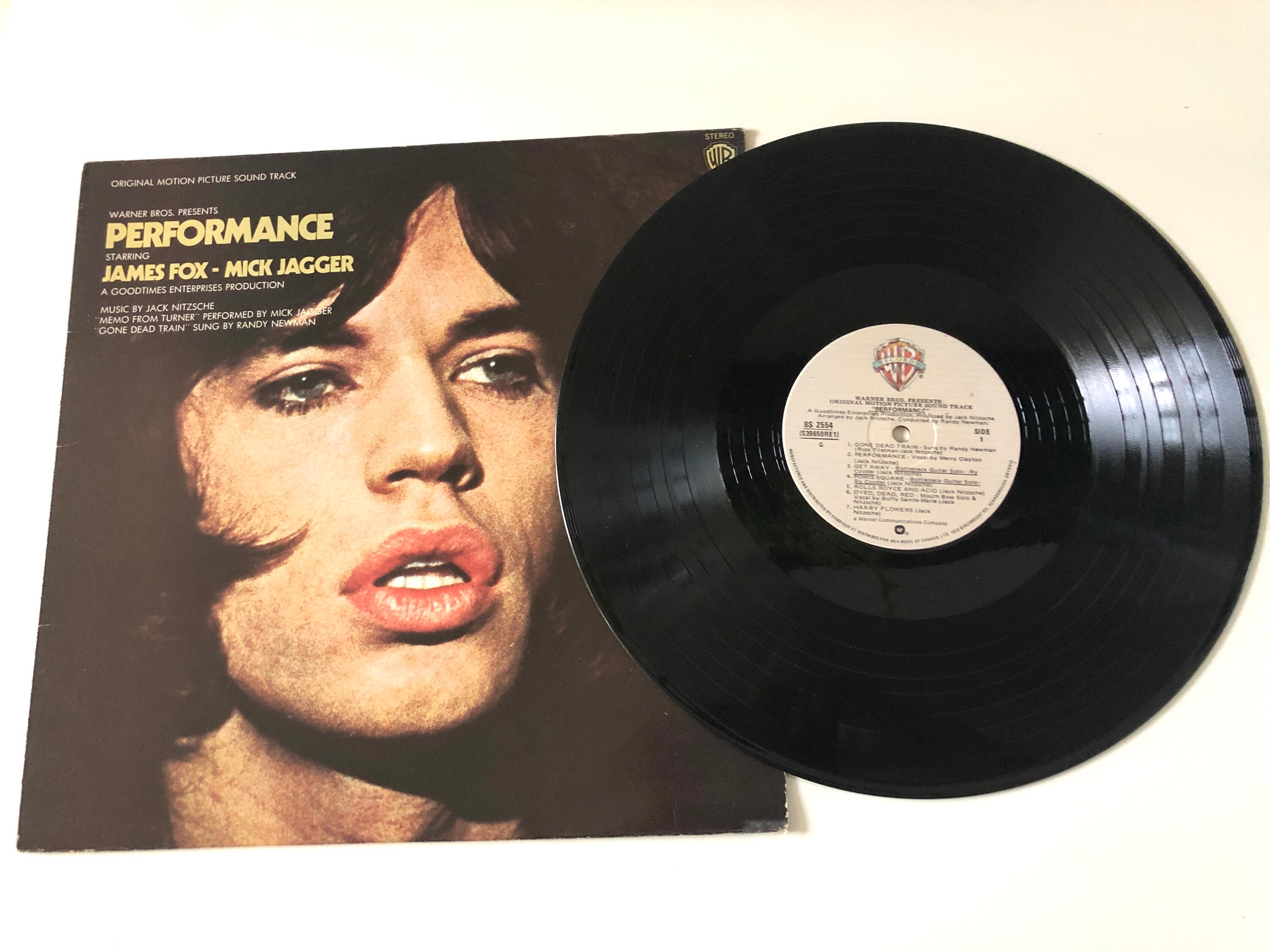 MICK JAGGER Performance Soundtrack With James Fox Canadian Vinyl