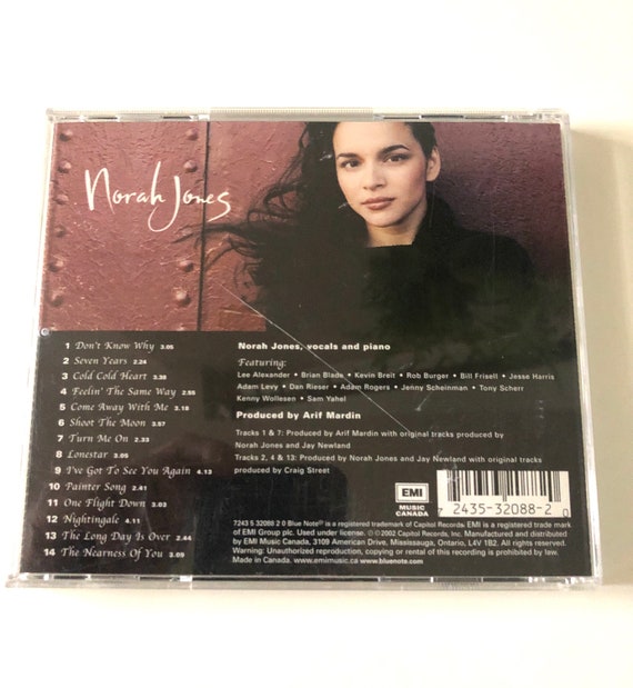 Norah Jones Come Away With Me CD - Etsy