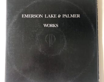 Emerson Lake & Palmer WORKS Dbl LP Excellent !!